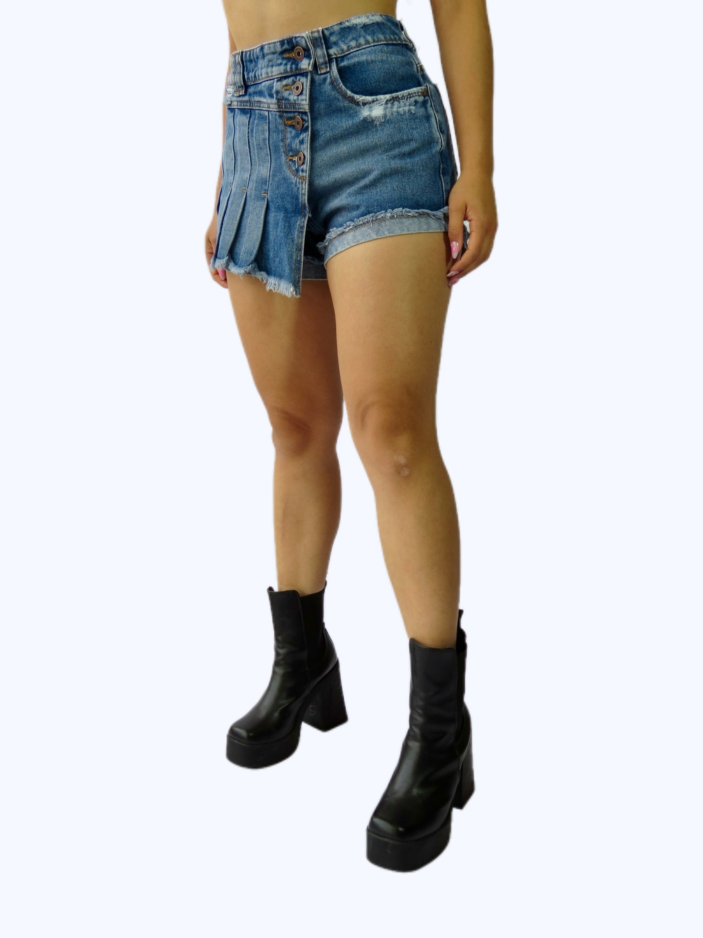 Falda short prenses