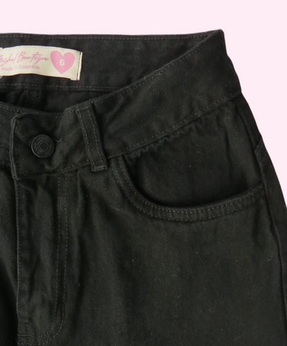 Wide leg black