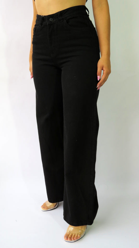 Wide leg black