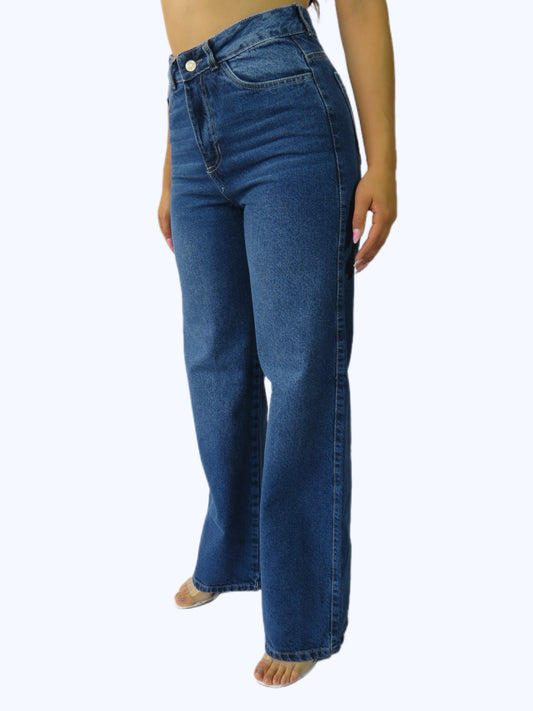 Wide leg blue