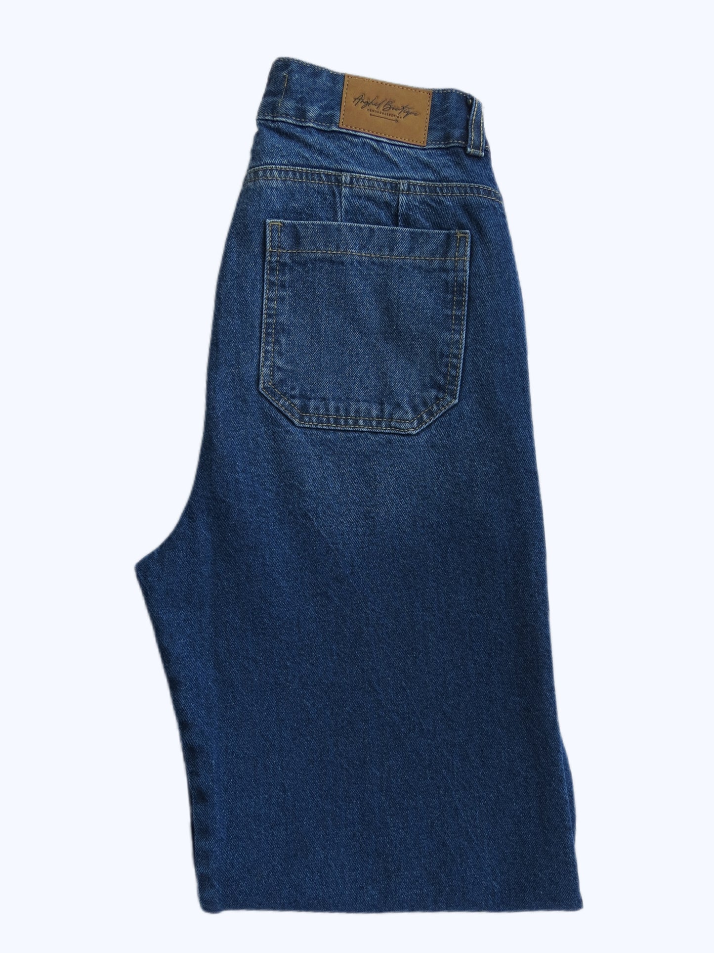 Wide leg blue